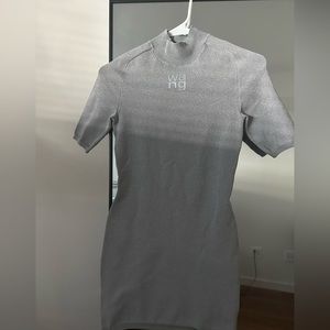 Grey Alexander wang dress turtle neck 2023 size xs